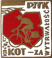 Odznaka KOT za wytrwałość odznaki pttk dla rowerzystów