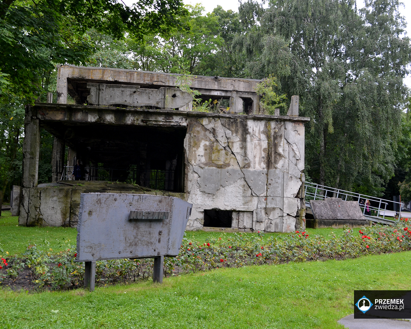 Ruiny nowych koszar Westerplatte